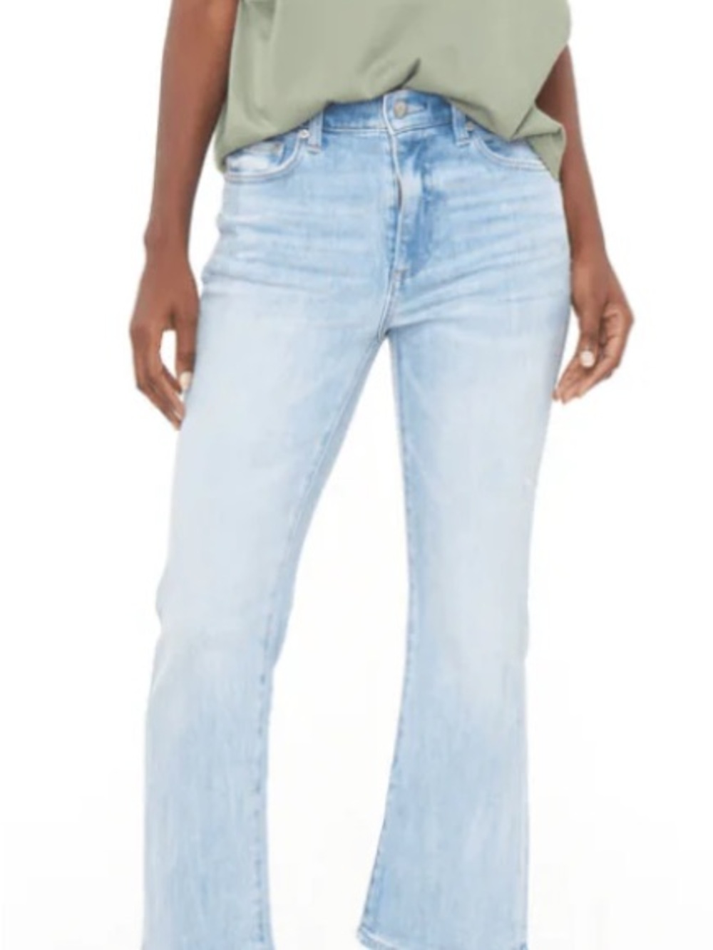 NEW Pistola Lennon High Rise Bootcut Raw Hem Jeans in Topanga Vintage